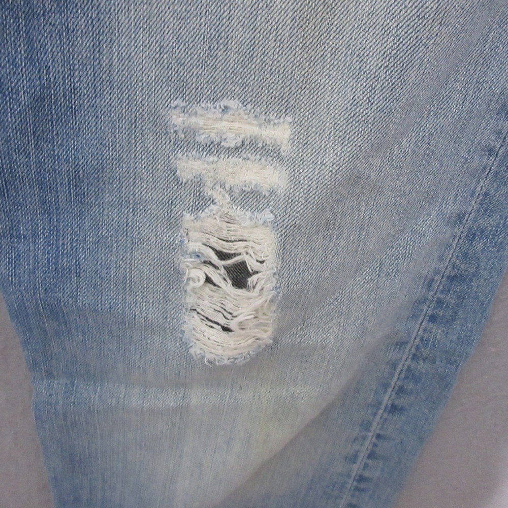 Vintage Lucky Brand Jeans Dungaree Easy Rider Bootleg Distressed Button‎ Fly USA - Picture 12 of 14